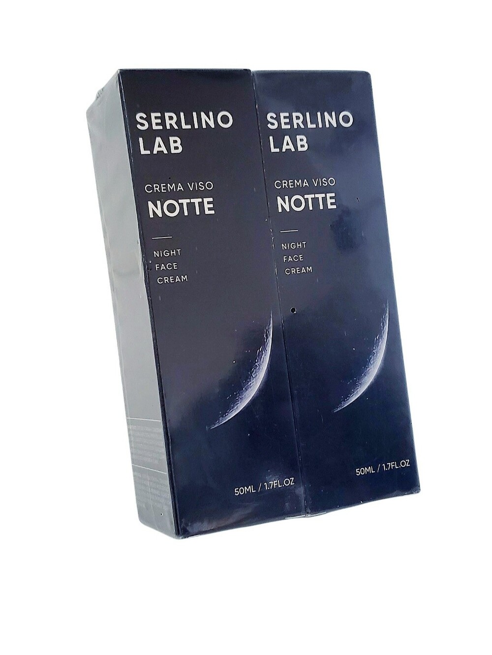 Serlino Lab Mens Anti-Age Night Face Cream 50ml Retinyl 2-Pack New Sealed